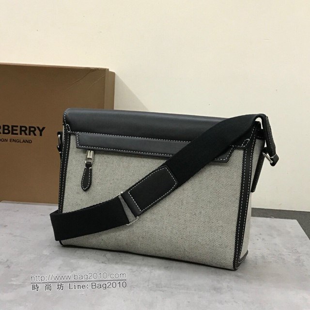 Burberry專櫃新款包包 巴寶莉口袋信使包單肩斜挎包  db1166